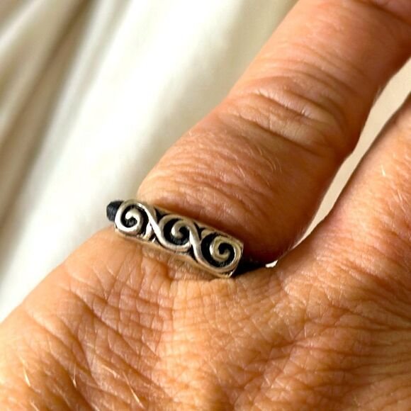 Bohemian Scroll Elastic Band Ring! - Picture 6 of 11